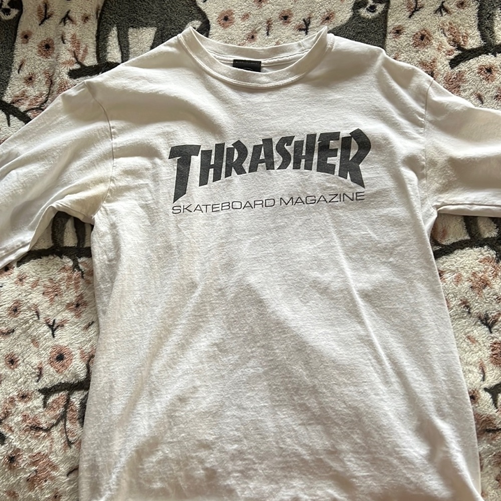 white thrasher long sleeve